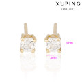 23550 Xuping gold plated stud earrings for women, earrings for women khazana jewellery